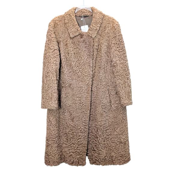 Vintage Beige Genuine Persian Lamb Coat - Petite Size Friendly - Picture 2 of 12